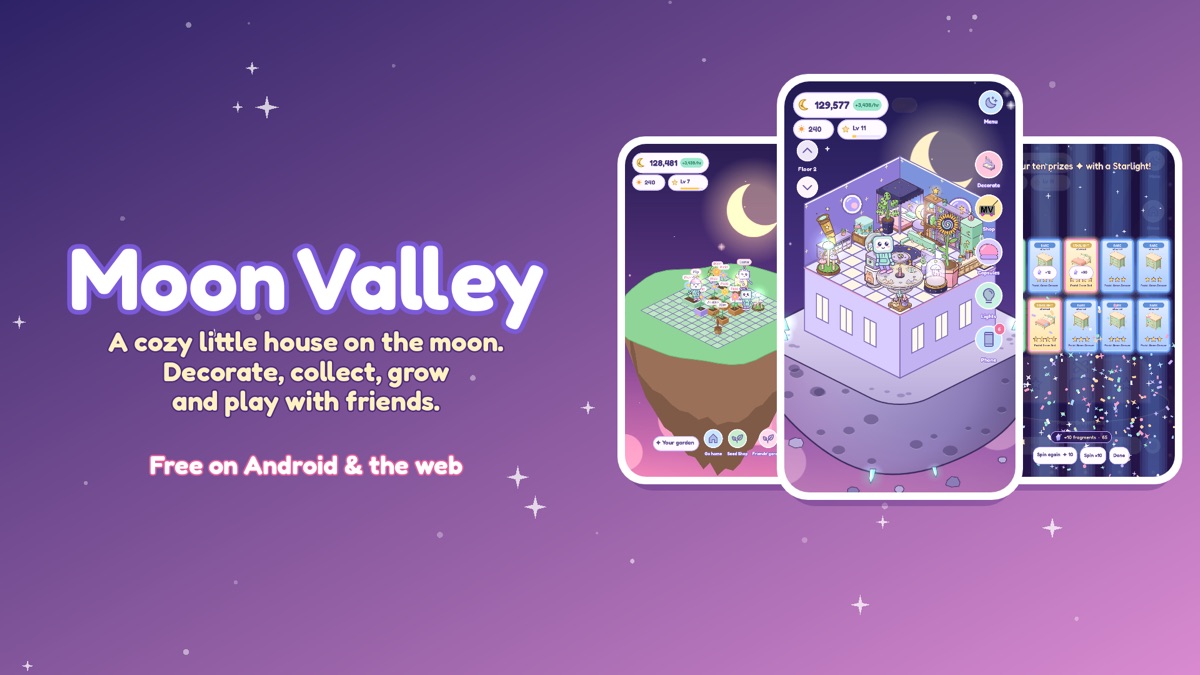 Moon Valley: a cozy little house on the moon
